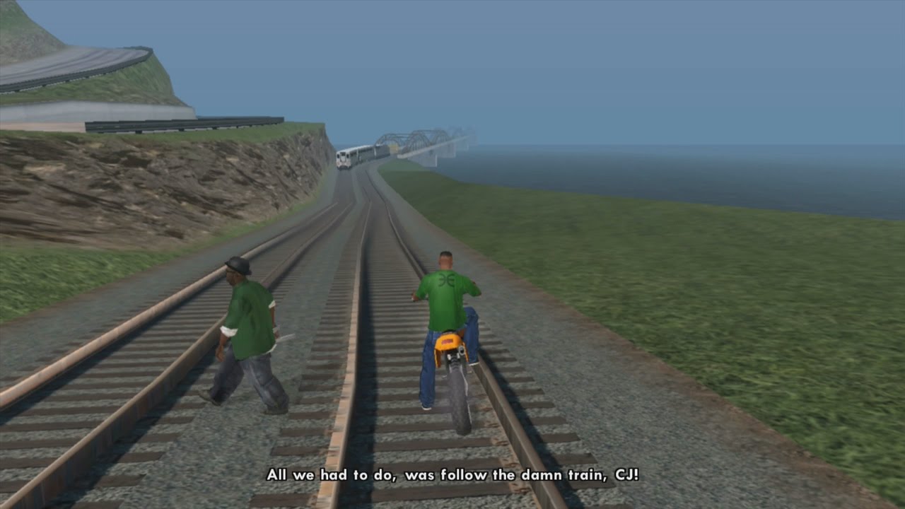 All You Had To Do Was Follow The Damn Train CJ meme template