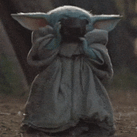 Baby Yoda Soup GIF meme template