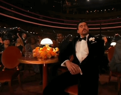 Bad Bunny Crying at the Grammys GIF meme template