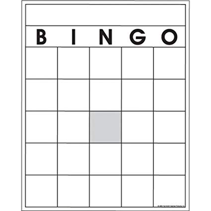 Bingo Card meme template