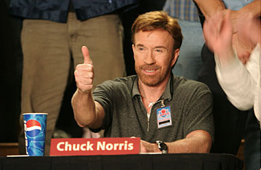 Chuck Norris Approves meme template