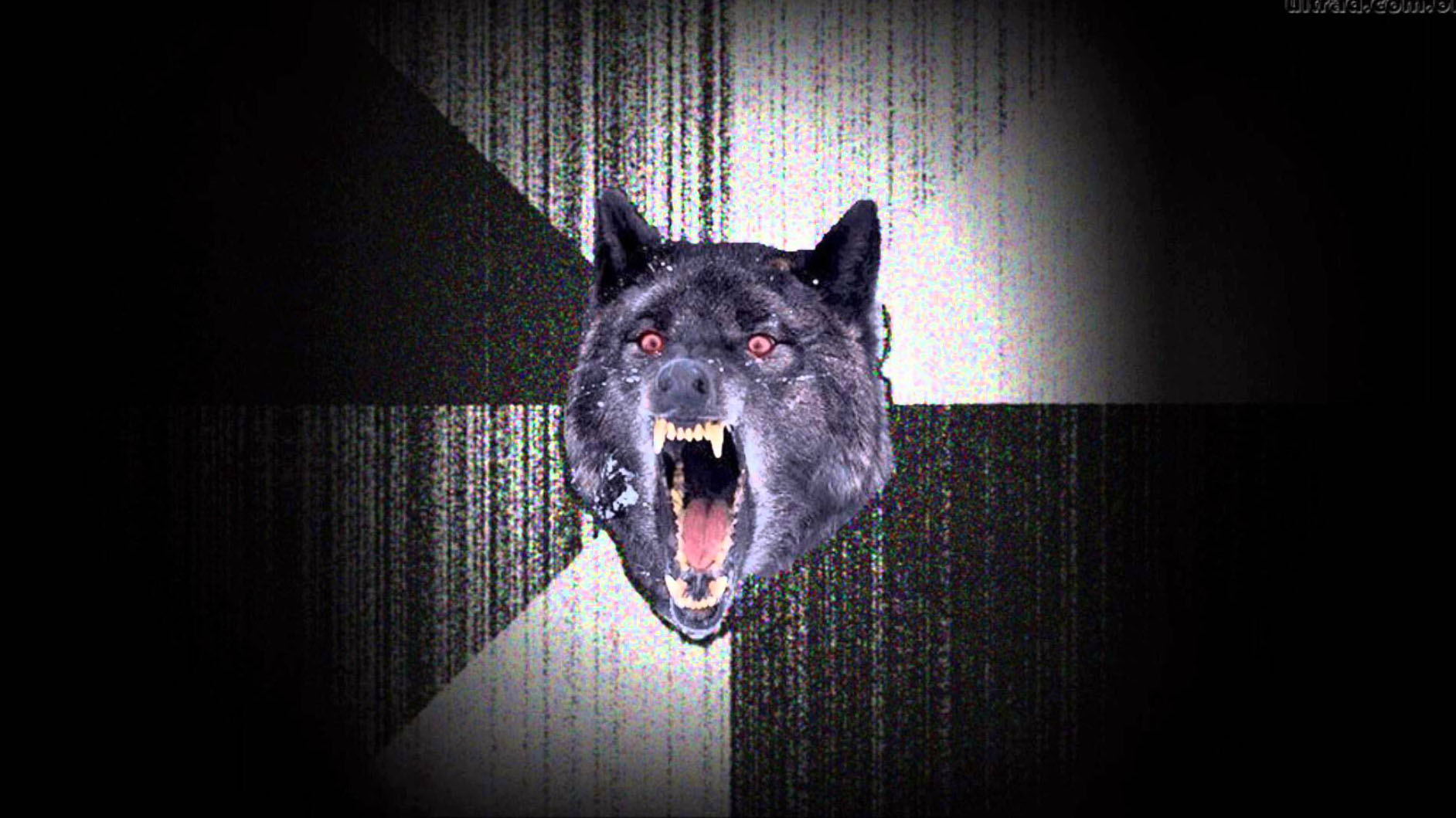 Insanity Wolf meme template