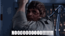 Luke Skywalker Nooo GIF meme template