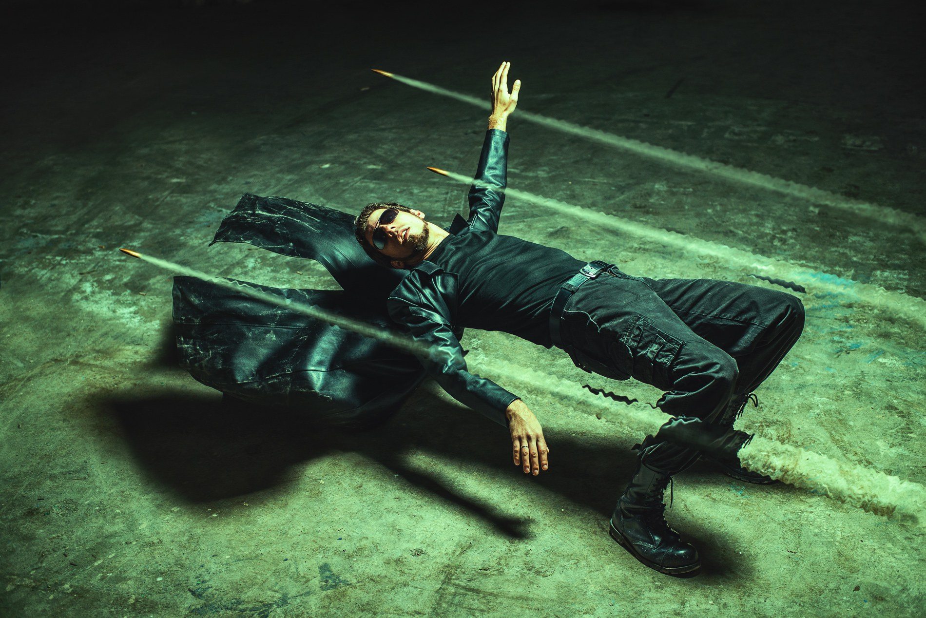 Matrix Dodging Bullets meme template