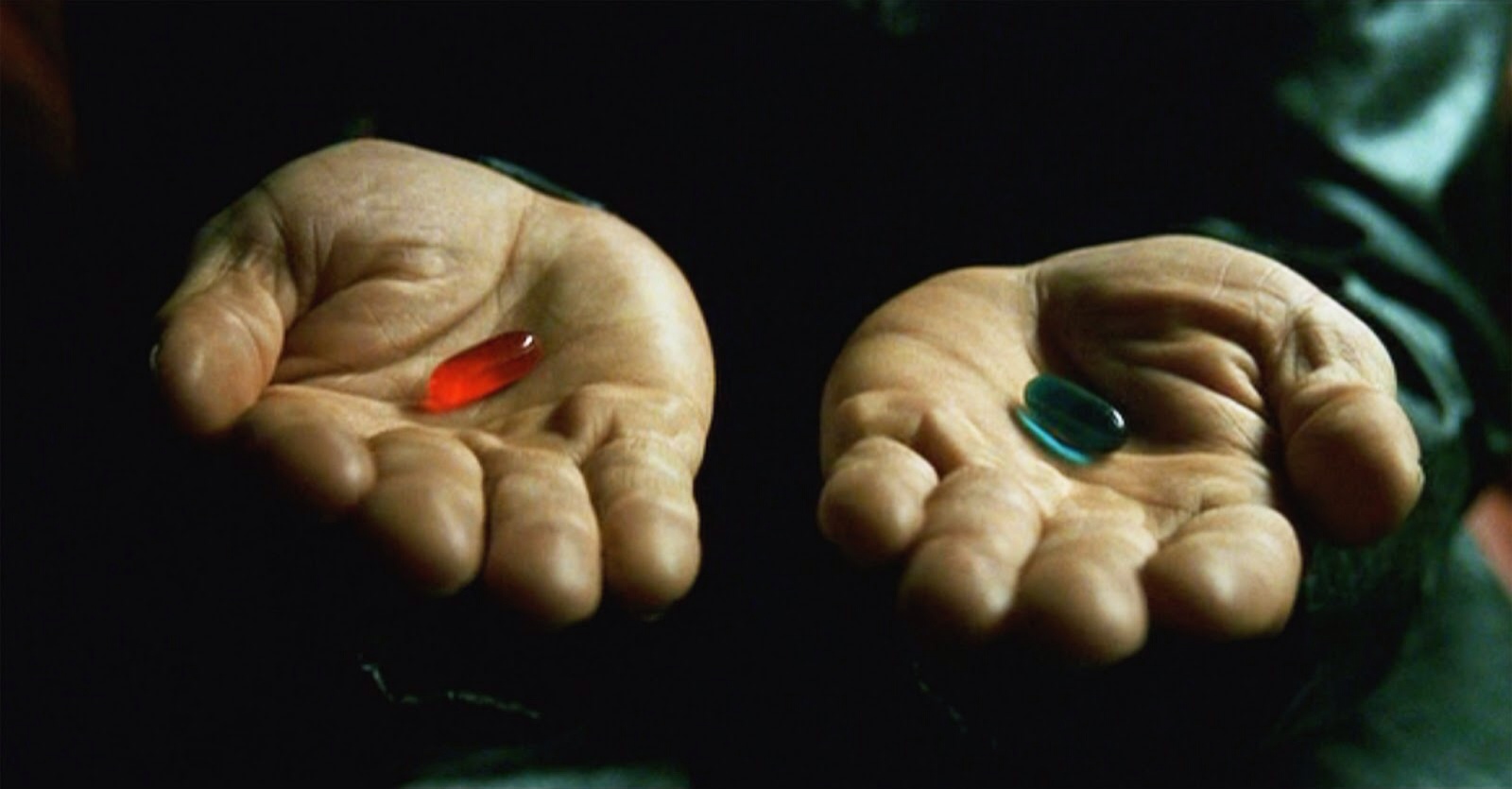 Matrix Red Pill Blue Pill meme template