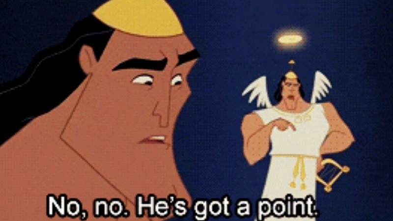 No No He's Got A Point meme template