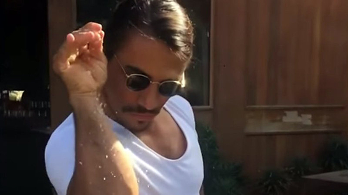 Salt Bae meme template