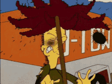 Sideshow Bob Rakes GIF meme template